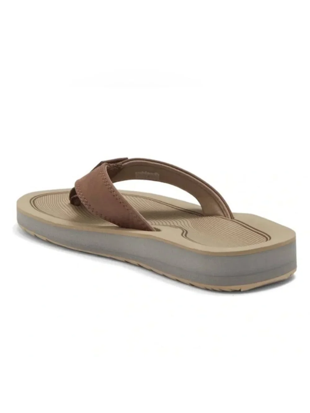 Cobian Seaway Flip Flops Sandals Brown Size 10 NEW